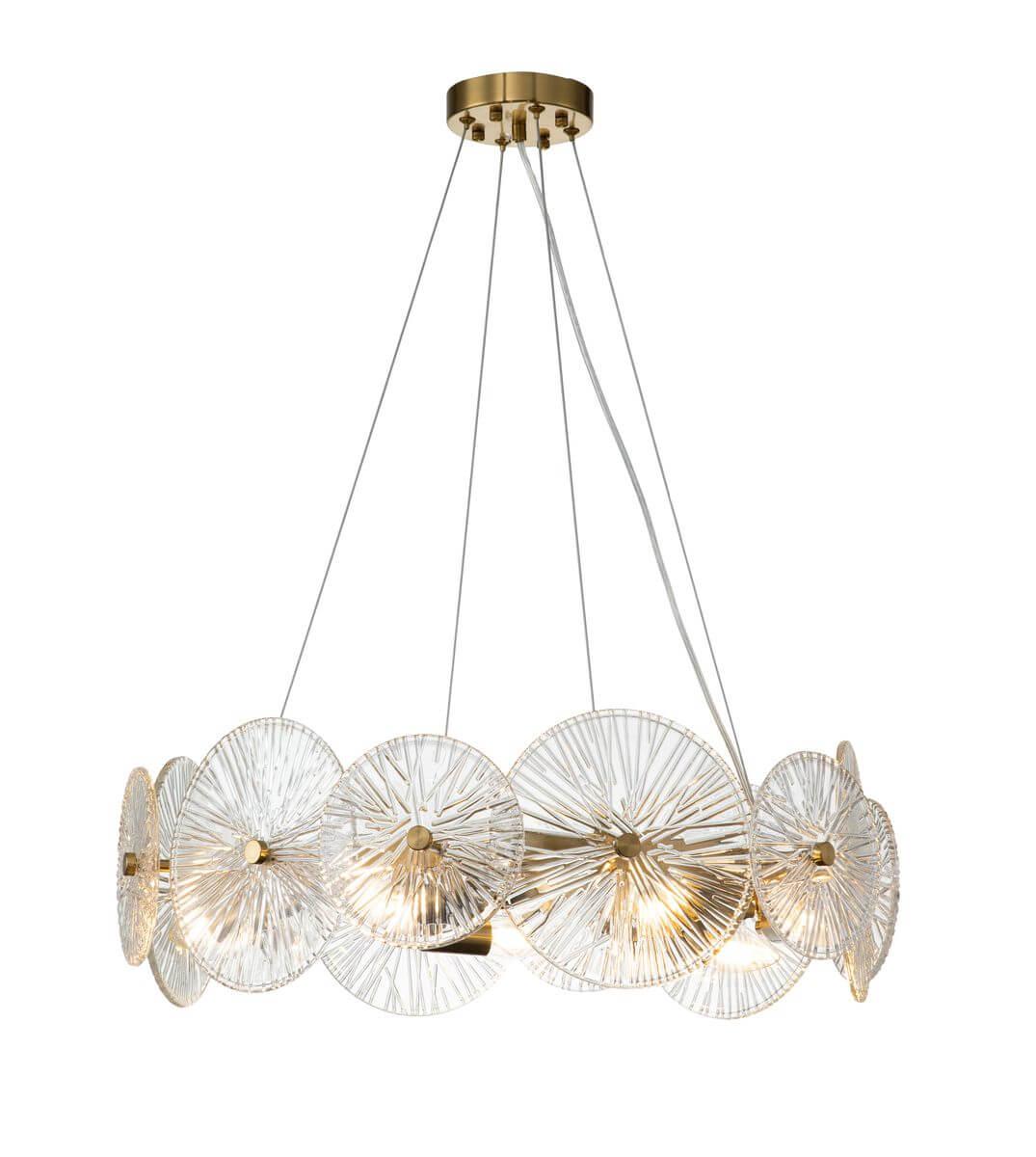 Подвесная люстра Indigo Miele 12021/7P Brass V000020