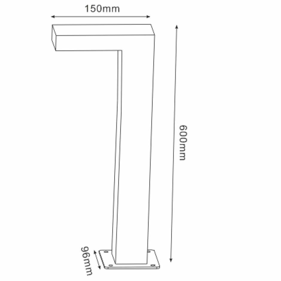 Уличный светодиодный светильник Lucide Texas 28851/60/31