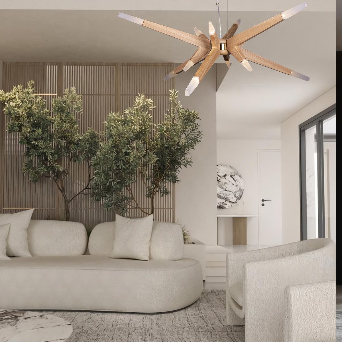 Подвесная люстра Loft IT Glowworm 10160 Light wood