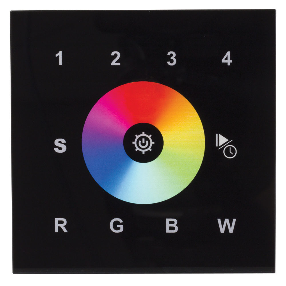 Сенсорная панель Arlight DALI-901-11-4G-RGBW-DT8-IN Black BUS/230V 037201