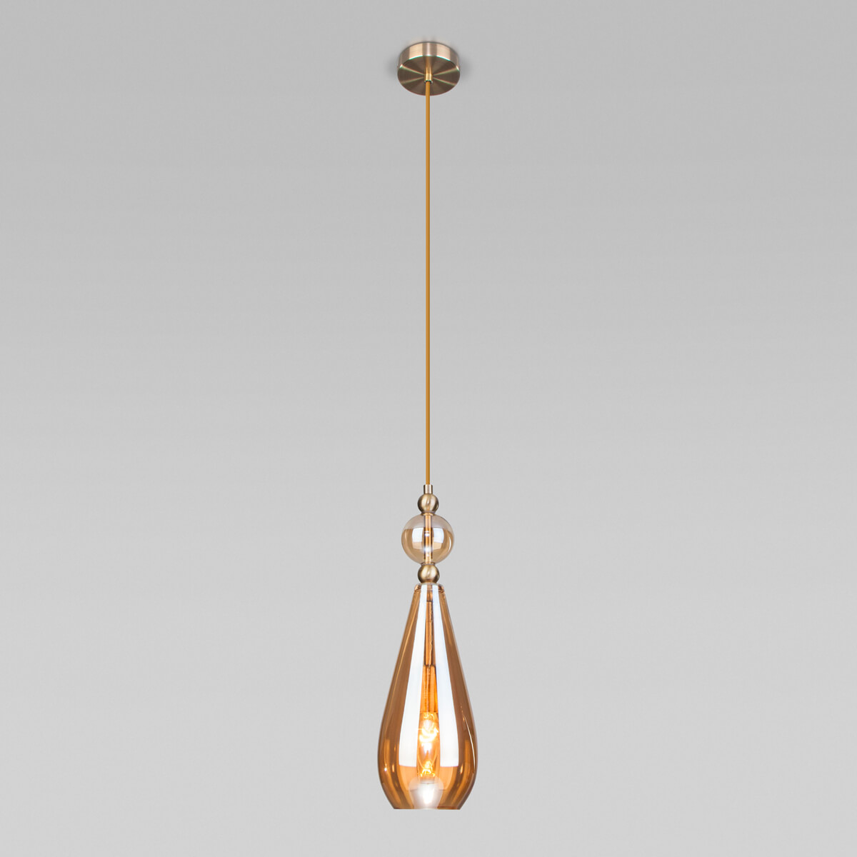 Подвесной светильник Eurosvet Ilario 50202/1 пурпурный