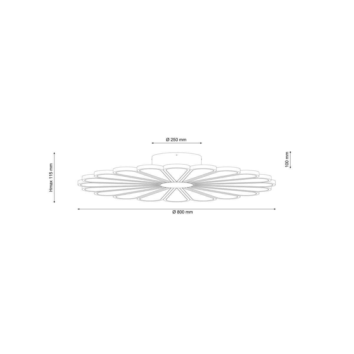 Потолочная люстра Lucia Tucci Miracoli 202.10 LED