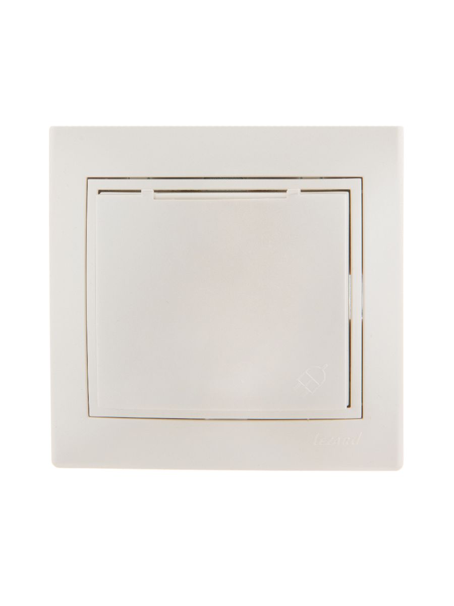 Розетка с/з с крышкой Lezard Mira 701-3030-123