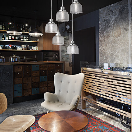 Подвесная люстра Ideal Lux Ruby SP5 Cromo 153100