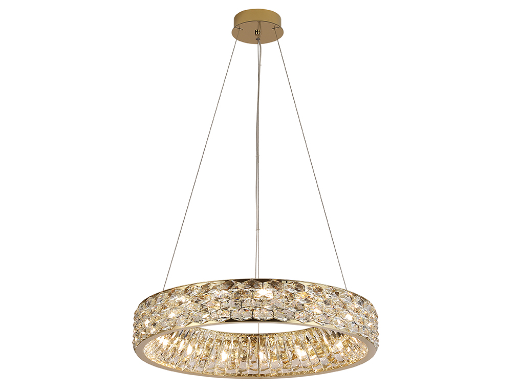 Подвесная люстра Newport Tiffany 8532/60 C gold polished М0070798