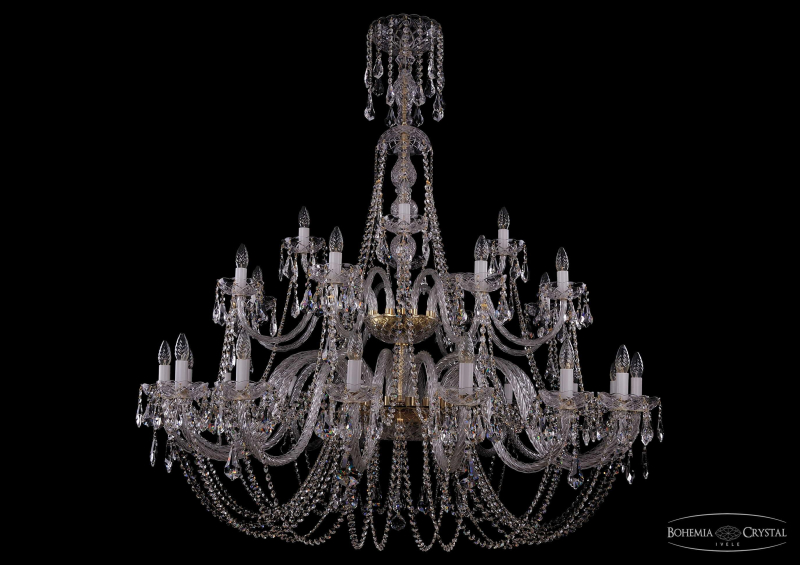 Подвесная люстра Bohemia Ivele Crystal 1406/16+8+4/530/XL-180/2d G