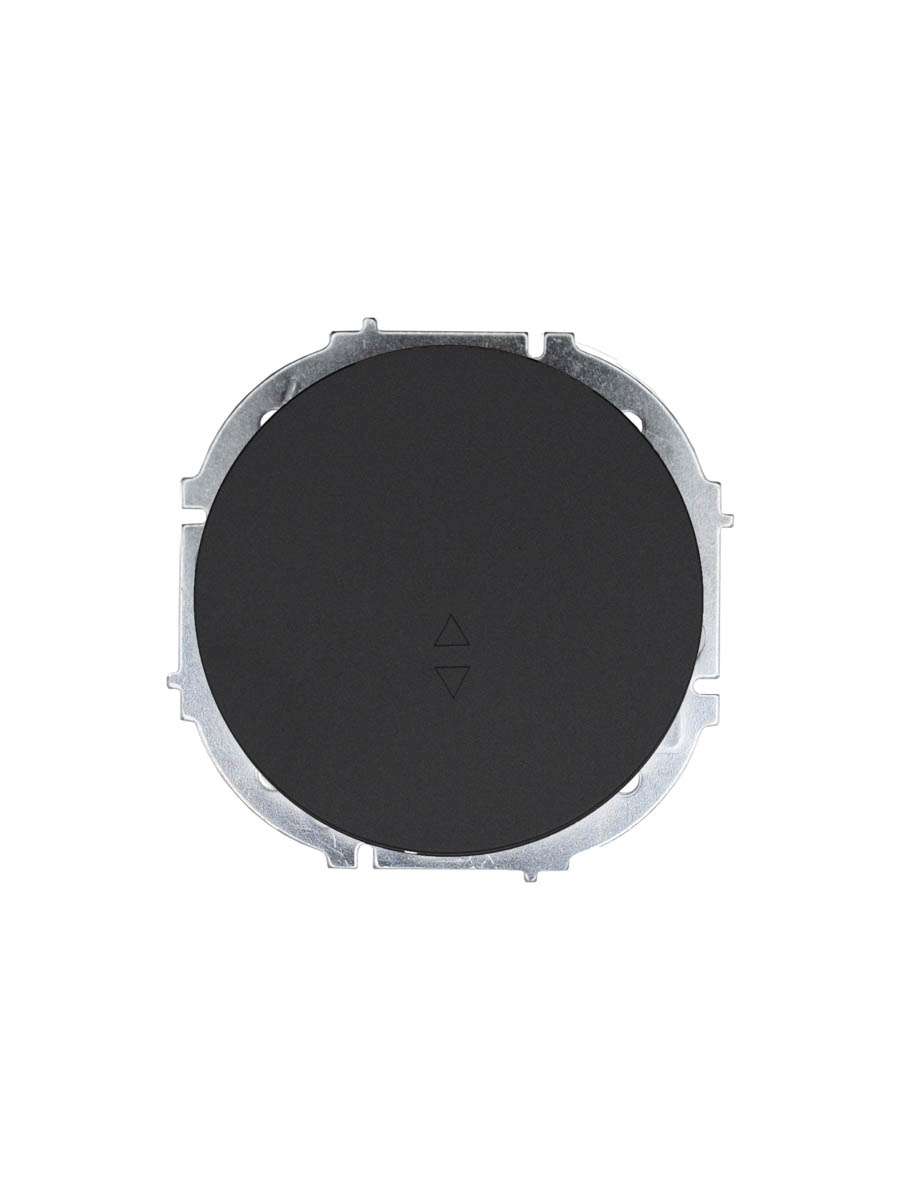 Выключатель проходной чёрный бархат Lezard Osen 743-4288-105