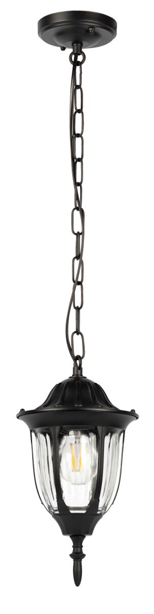 Уличный подвесной светильник ЭРА Галатея GBS-105-BL-0800 230В Е27 IP54 чёрный Б0071486