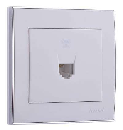 Розетка телефонная евро Lezard Rain 703-0225-137