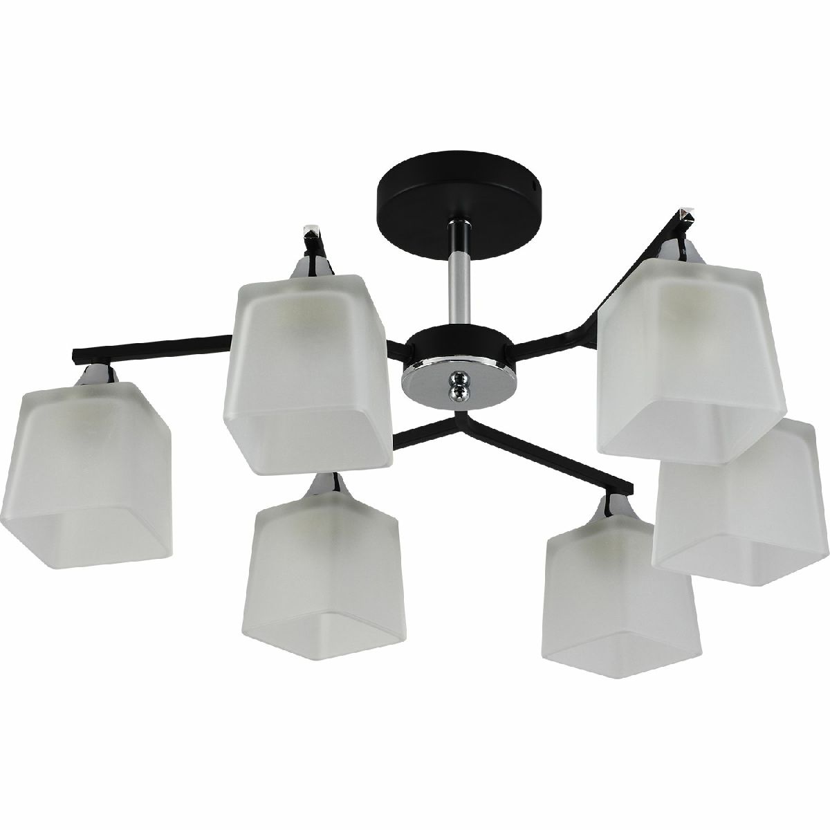 Люстра на штанге Reluce 01367-0.3-06 BK+CR