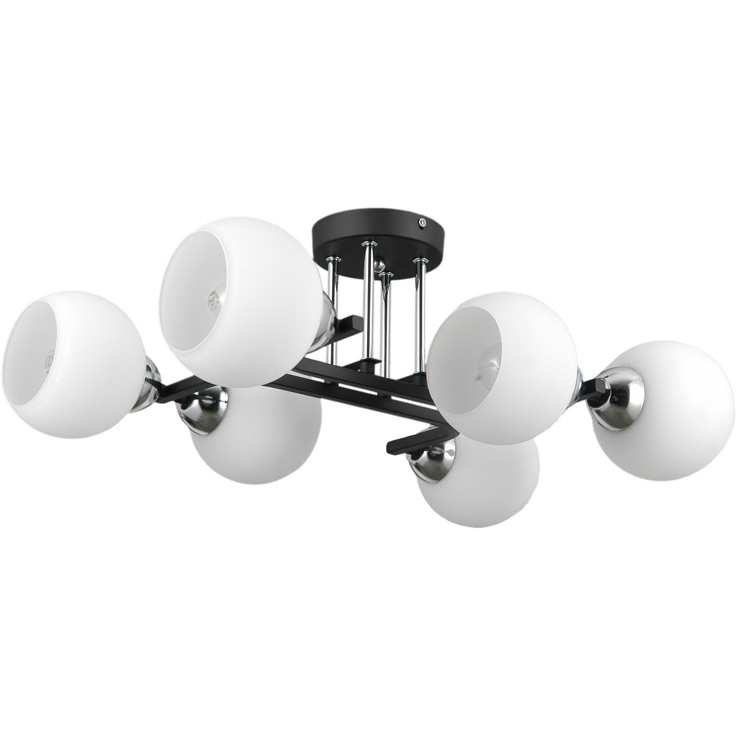 Люстра на штанге Illumico IL0412-6CSQ-79 BK CR