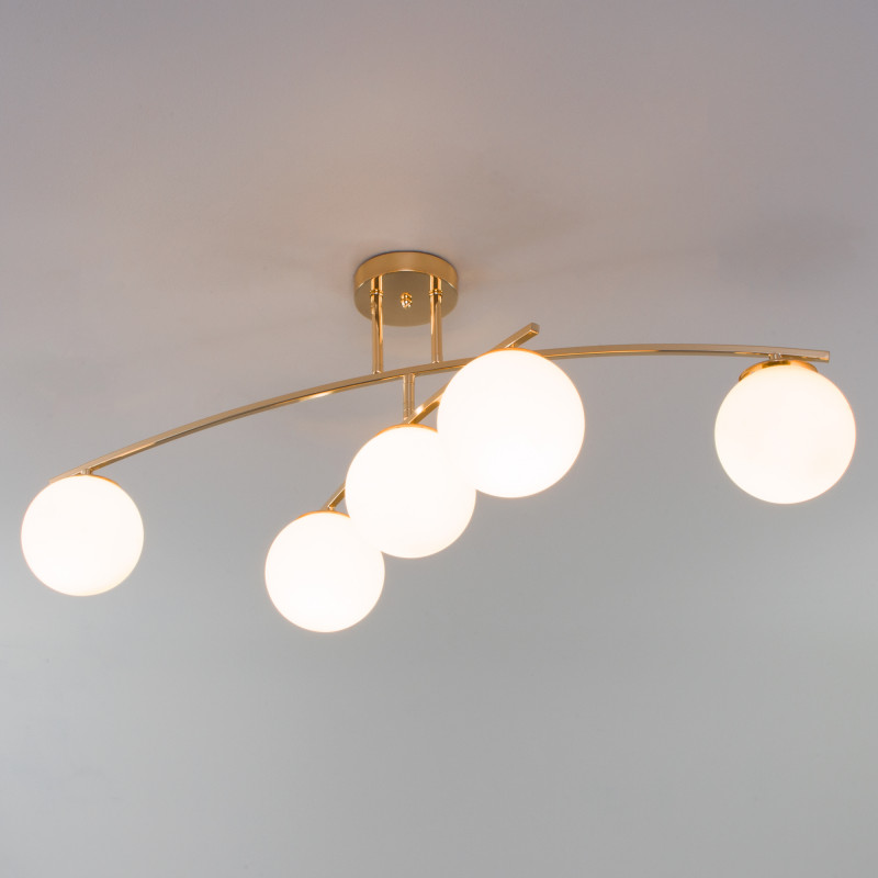 Люстра на штанге Eurosvet 30170/5 золото