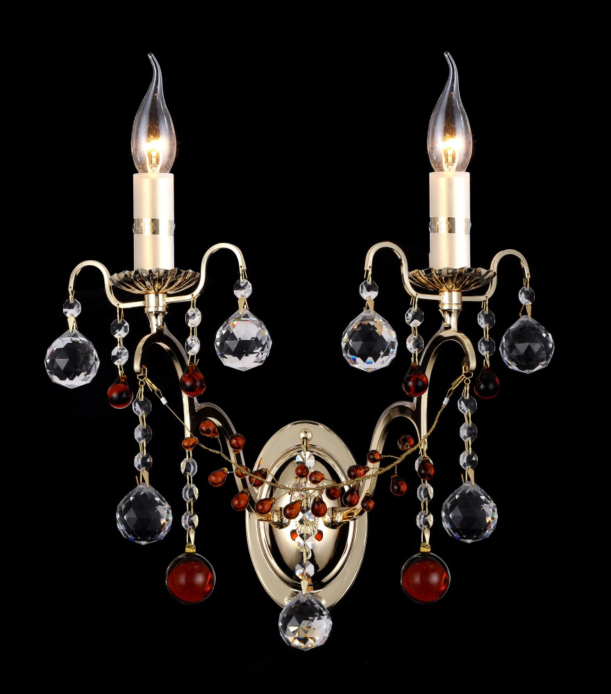 Бра Crystal Lux Fruta AP2 Gold