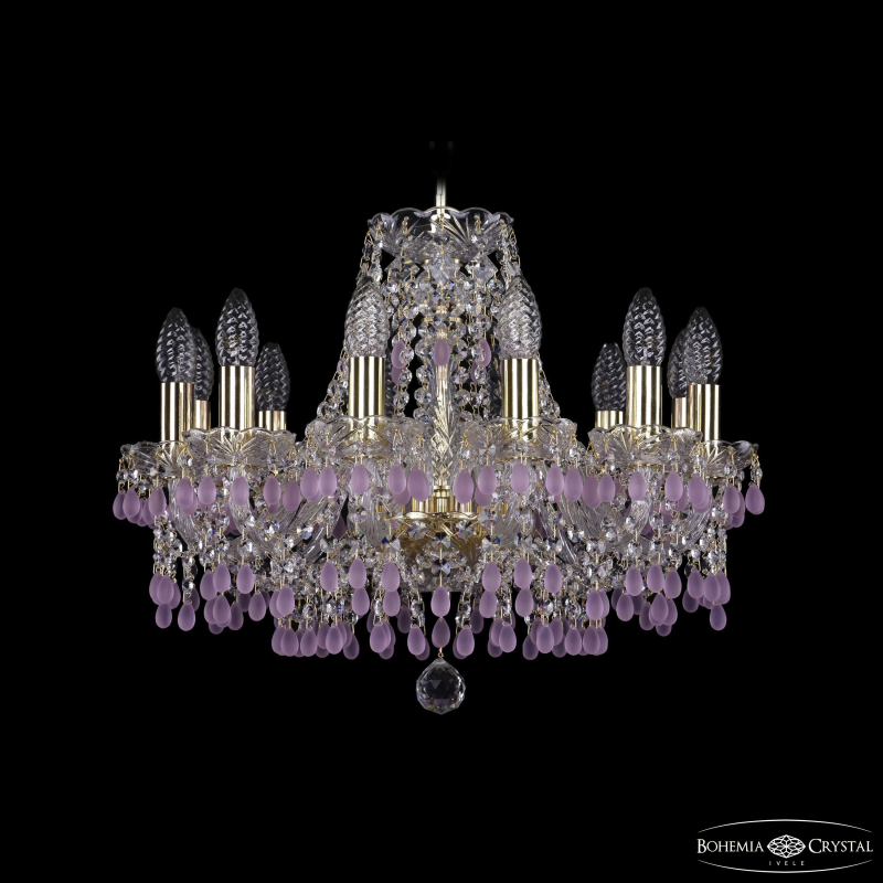 Подвесная люстра Bohemia Ivele Crystal 1410/12/160 G V7010