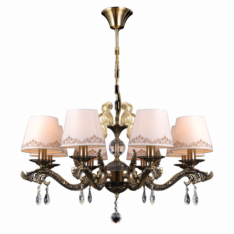 Подвесная люстра Natali Kovaltseva Calais 70012-8C ANTIQUE
