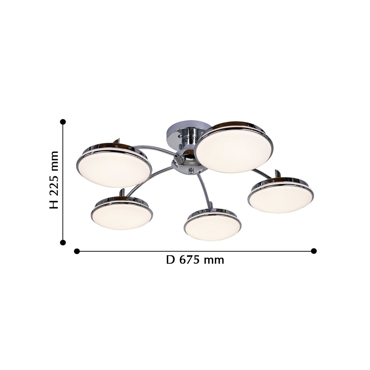 Потолочная светодиодная люстра F-Promo Ledante 2472-5P