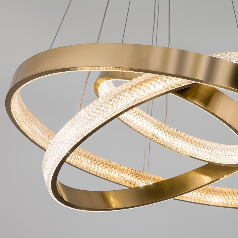 Подвесная люстра Eurosvet Posh 90276/3 медный Smart