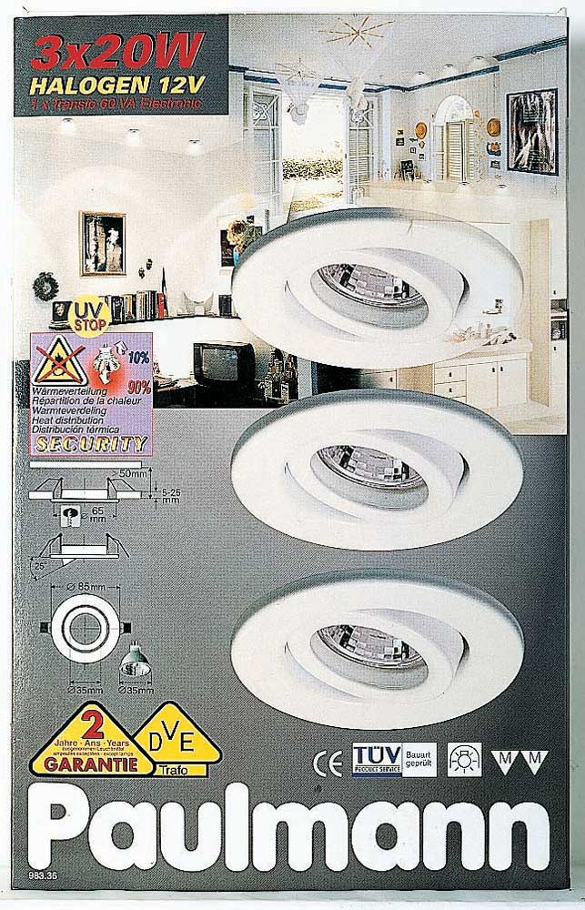 Точечный светильник на кухню Paulmann Quality Line 98336