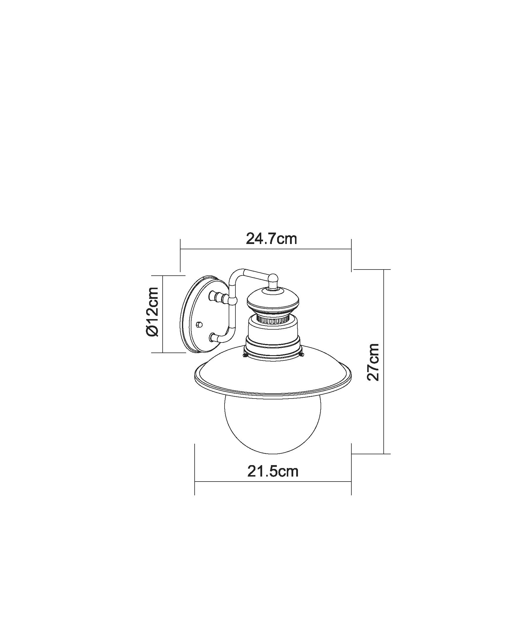 Уличный настенный светильник Globo Sella 3272W