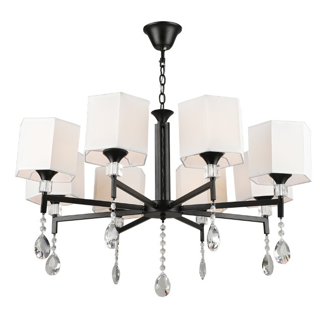 Подвесная люстра Wedo Light Mildret WD3611/8H-BK-WT