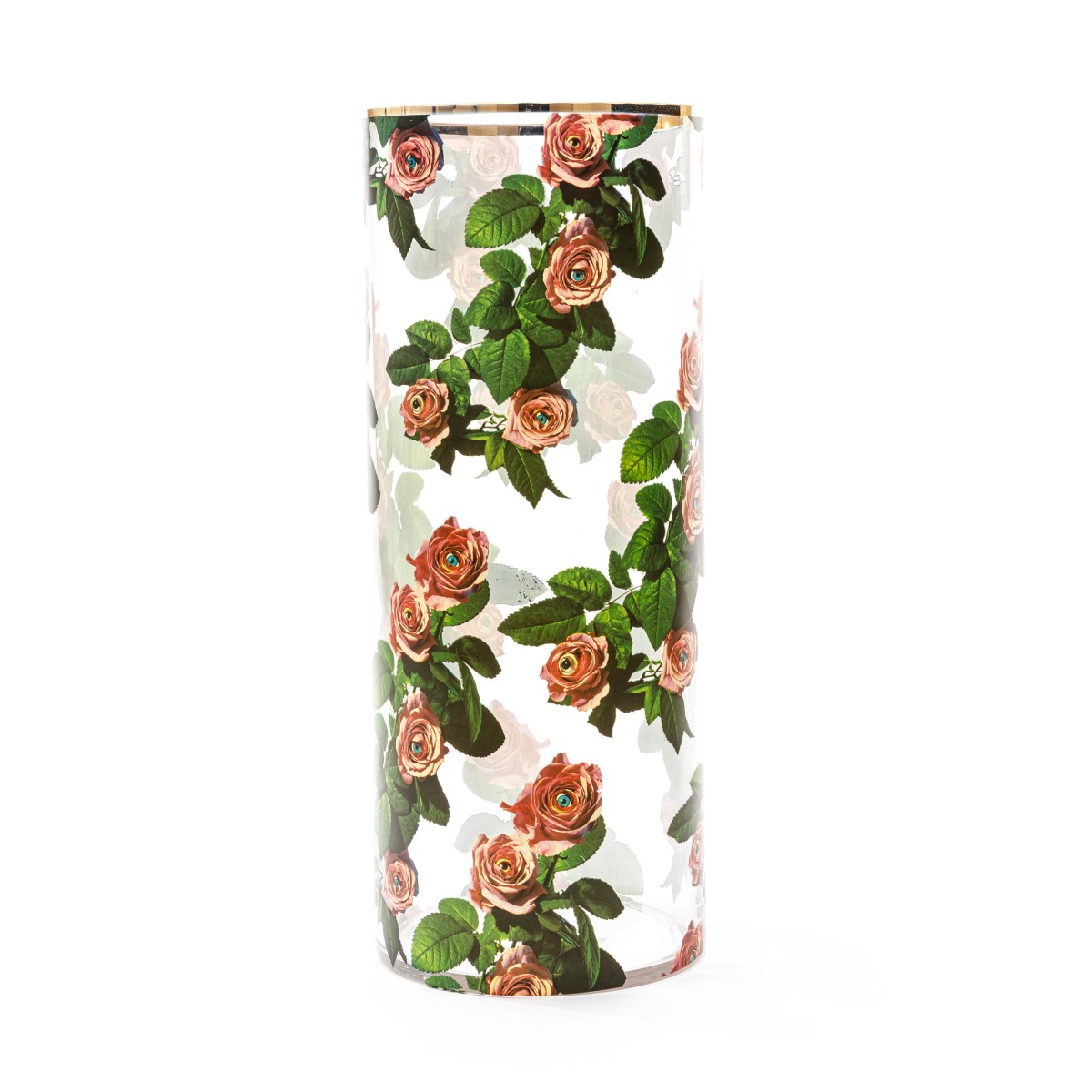 Ваза Roses Big Seletti Toiletpaper Glass Vase 14203