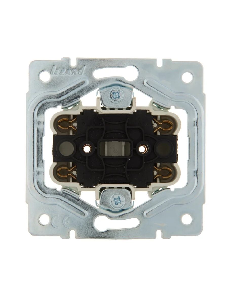 Розетка двойная б/з Lezard Karina 707-0200-128B