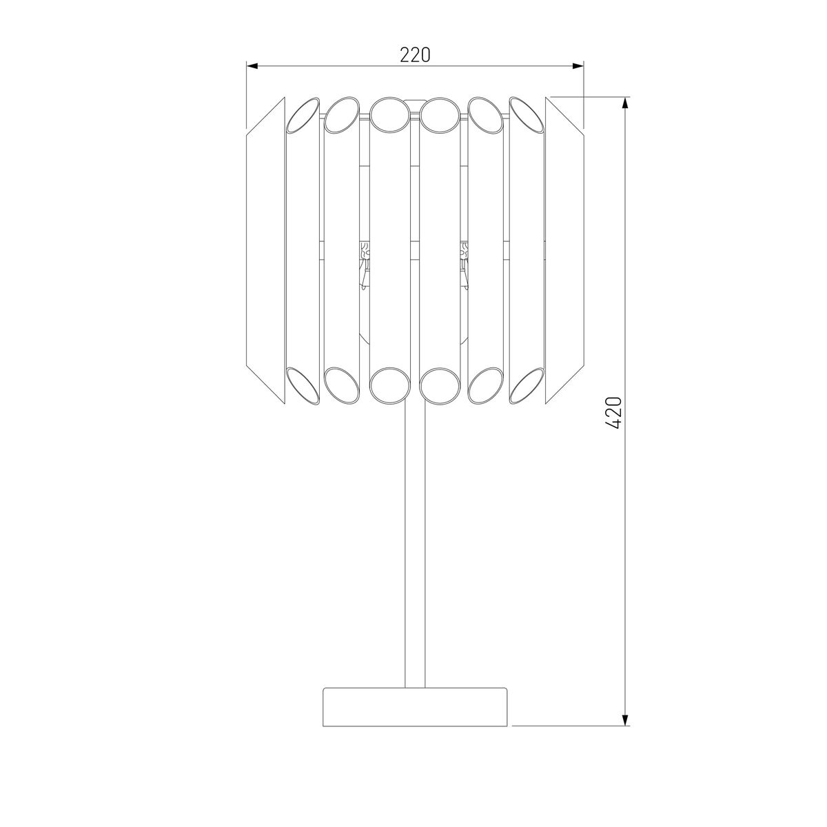Настольная лампа Bogates Castellie 01107/3