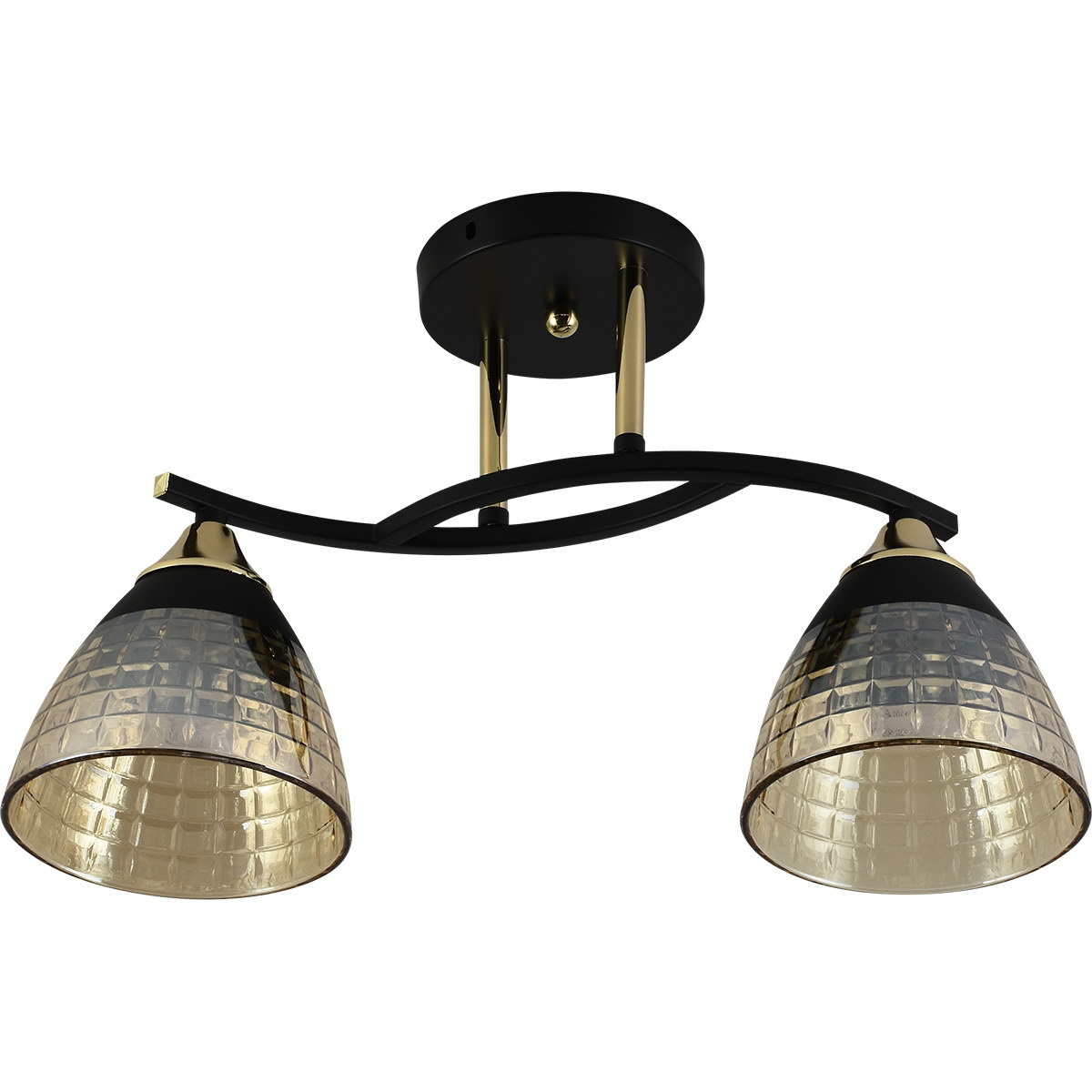 Люстра на штанге Reluce 11384-0.3-02B BK+FGD