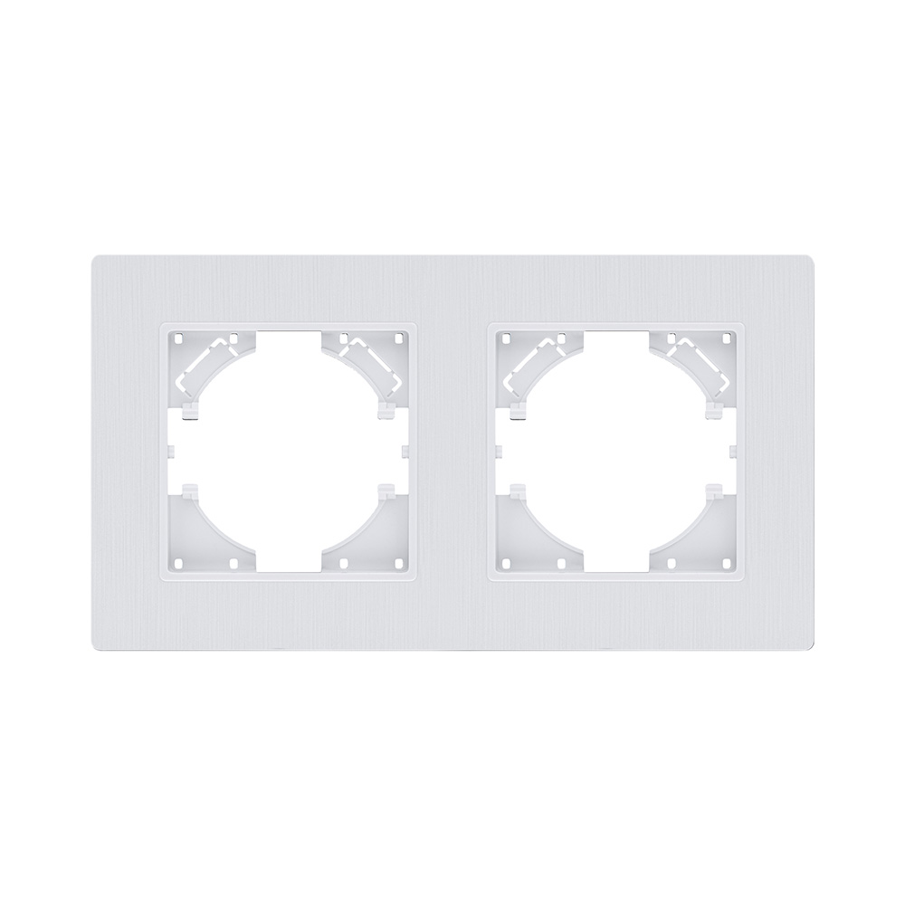 Рамка 2-постовая, белый Kollinger Eleganz Plex EP2WH