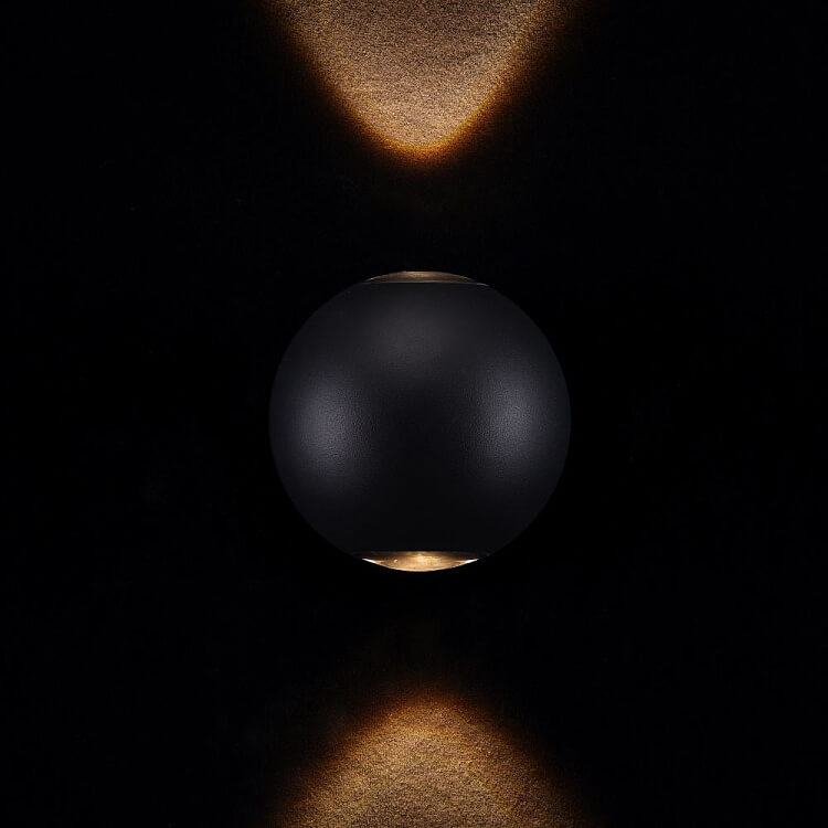 Уличный настенный светодиодный светильник Maytoni Gansevoort O575WL-L6B