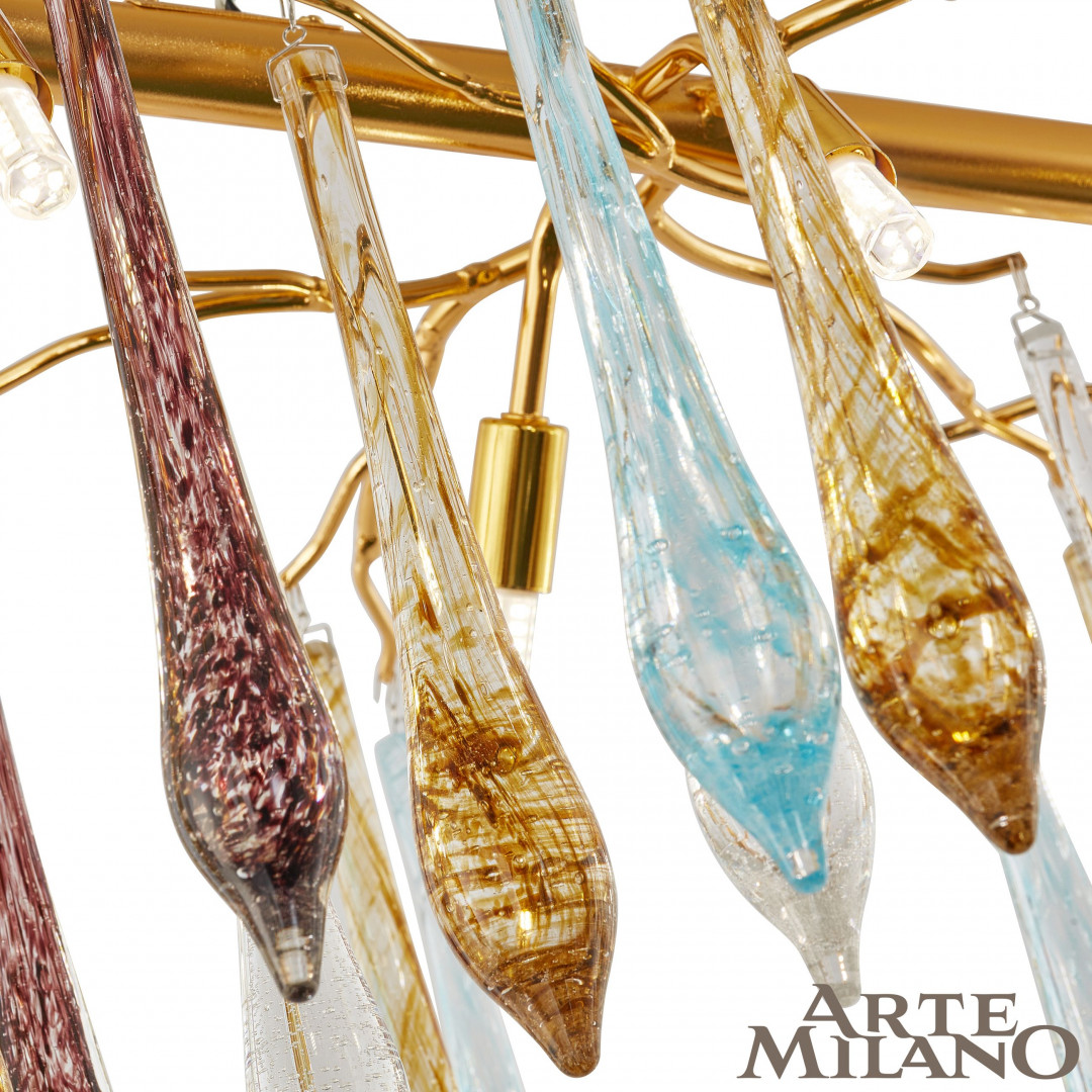 Подвесная люстра Arte Milano 500.L1200.W500.H350.G9.8 G