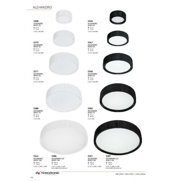 Потолочный светильник Nowodvorski Alehandro 5288