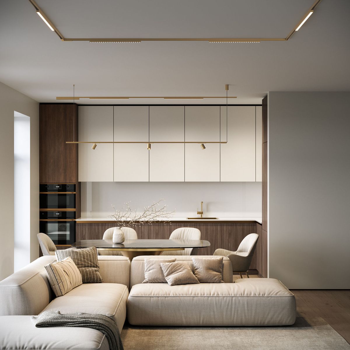 Шинопровод магнитный накладной Elektrostandard Brass Line 85227/00 4690389219085 a072146