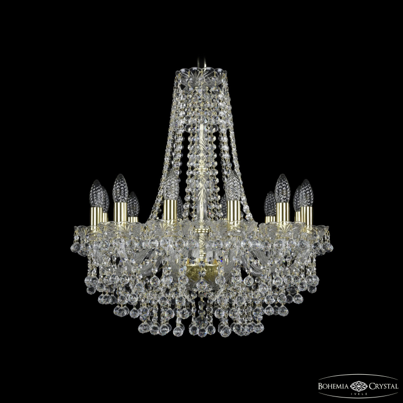Подвесная люстра Bohemia Ivele Crystal 1409/12/195/h-63 G