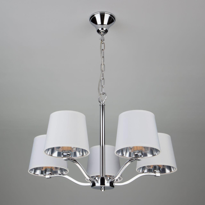 Подвесная люстра Eurosvet Felicia 70073/5 хром