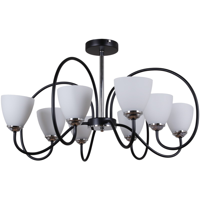 Люстра на штанге Reluce 01269-0.3-08 BK+CR