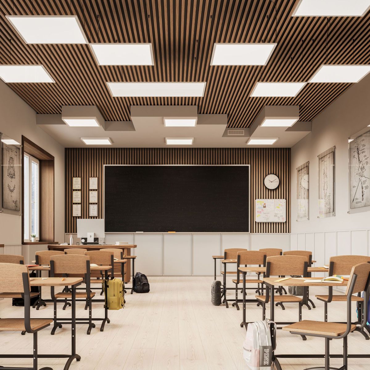 Светодиодная панель Arlight IM-EMERGENCY-3H-S600x600-40W Day4000 (WH, 120 deg, 230V) 056638