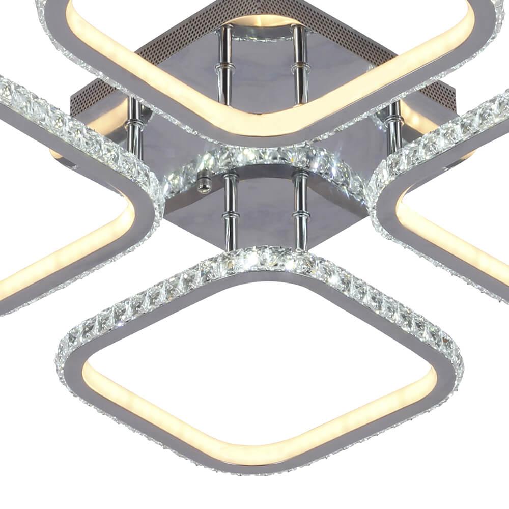 Потолочная светодиодная люстра Seven Fires Флери SF7014/4CL-CR