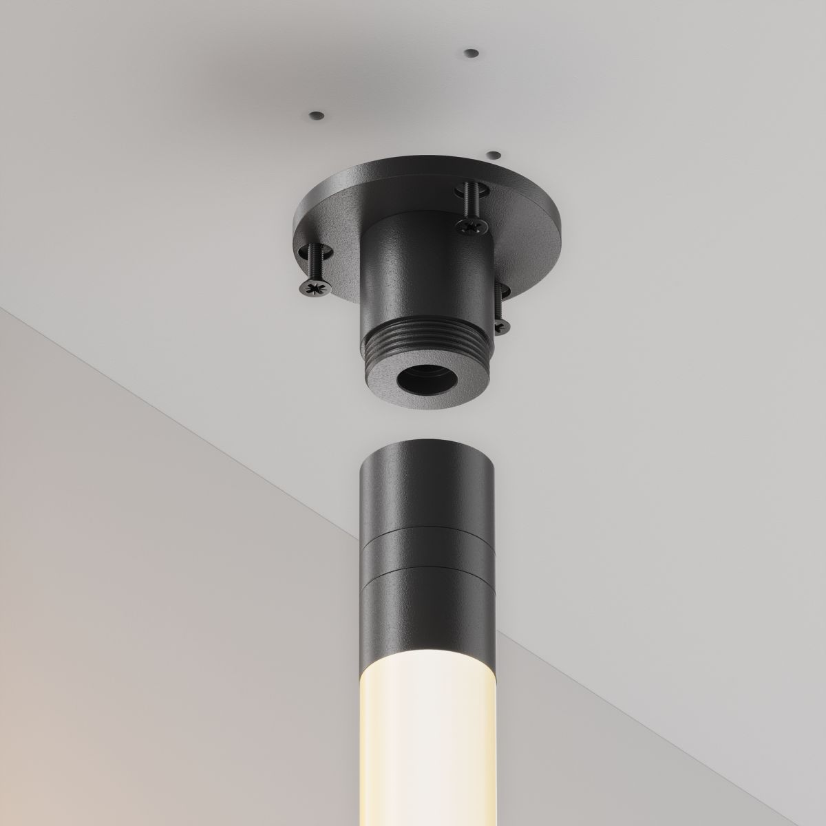 Основание с внешней резьбой без ввода питания Maytoni Shelf CA022BO-B