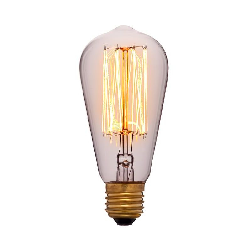 Лампа накаливания Sun Lumen E27 60W прозрачная 053-228