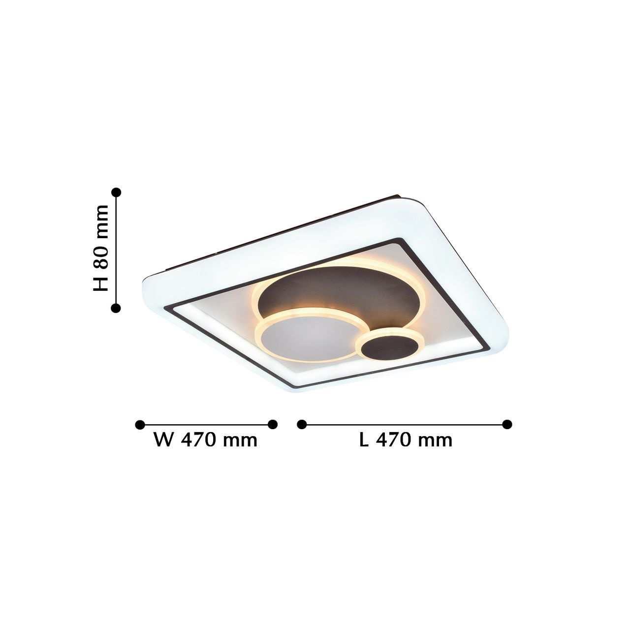 Потолочный светодиодный светильник F-Promo Lamellar 2458-5C