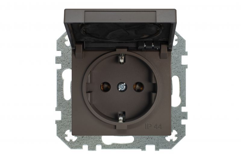 Розетка с заземлением Liregus Retro 29-023