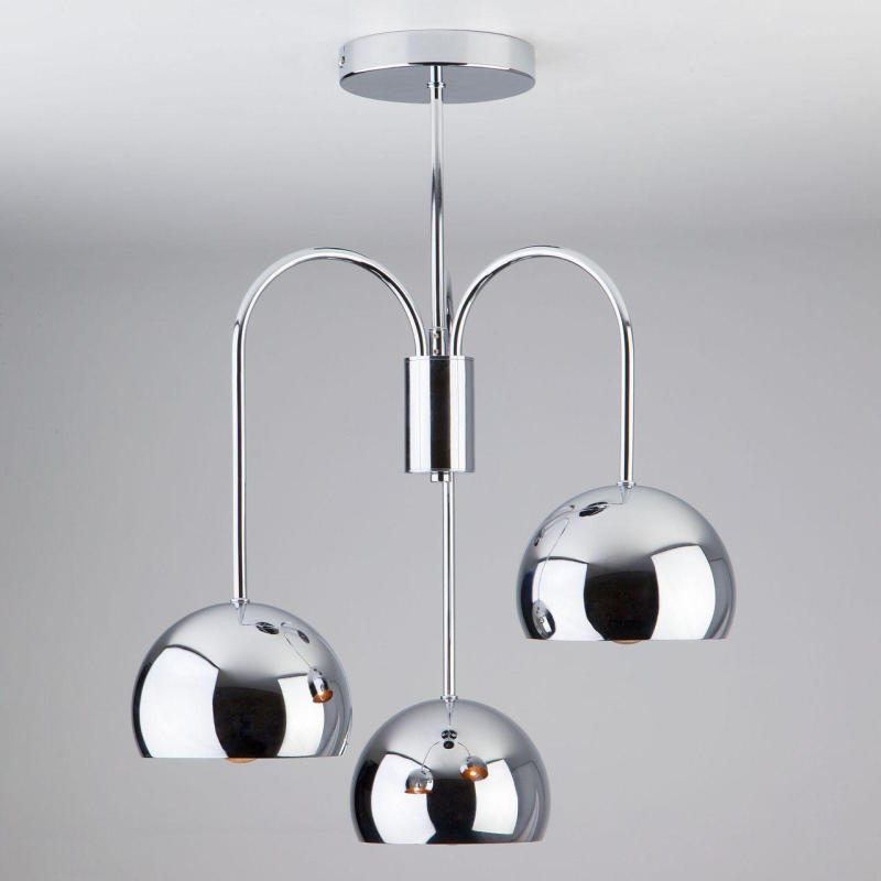 Подвесная люстра Eurosvet Solario 70067/3 хром