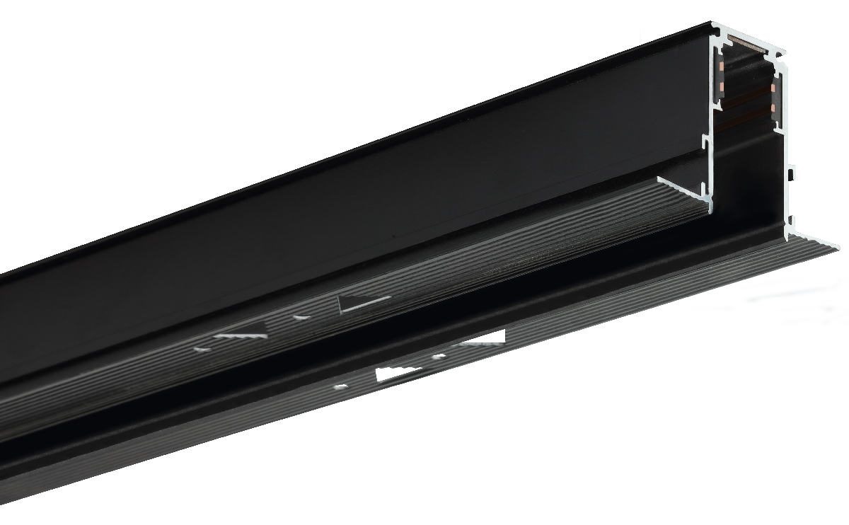 Шинопровод магнитный встраиваемый iLedex Vision 4822-65/48-2000-BK