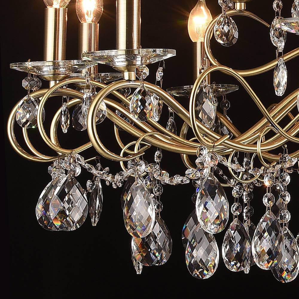 Подвесная люстра Lumien Hall Хлоя 0015/12P-CR