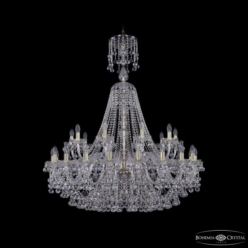 Подвесная люстра Bohemia Ivele Crystal 1409/20+10/400/XL-132 G