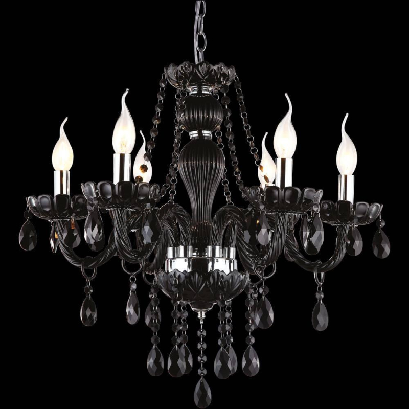 Подвесная люстра черная Arte Lamp Teatro A3964LM-6BK