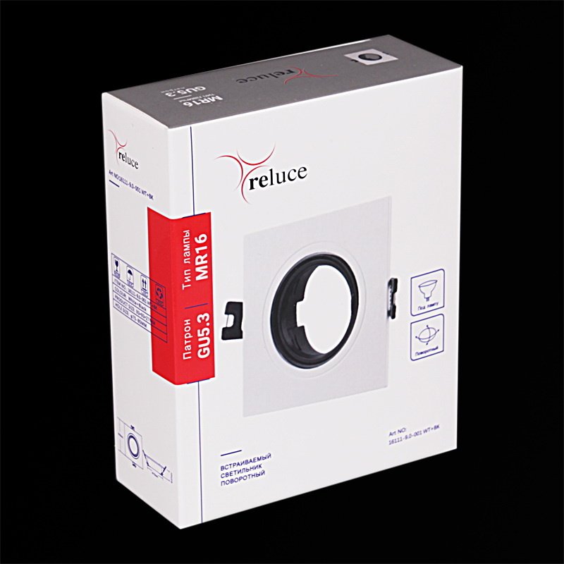 Точечный светильник Reluce 16111-9.0-001 WT+BK