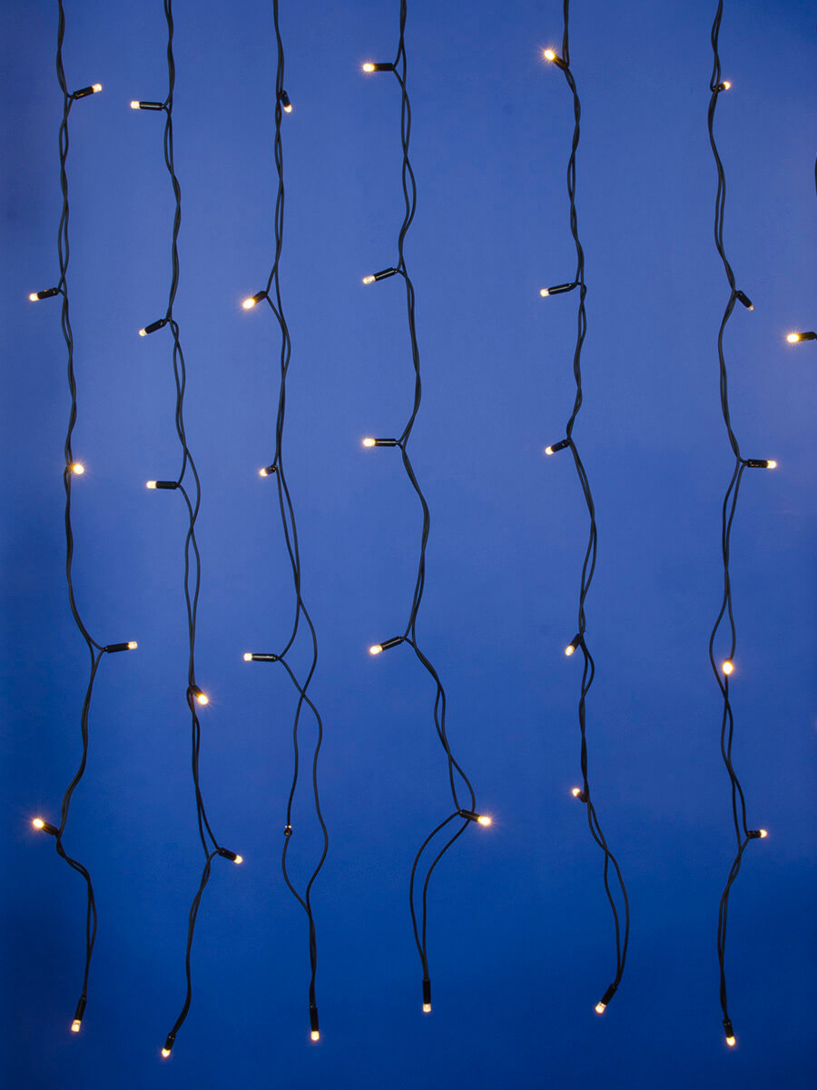 Уличная светодиодная гирлянда Uniel занавес (UL-00003938) теплый белый ULD-C2030-240/TBK Warm White IP67