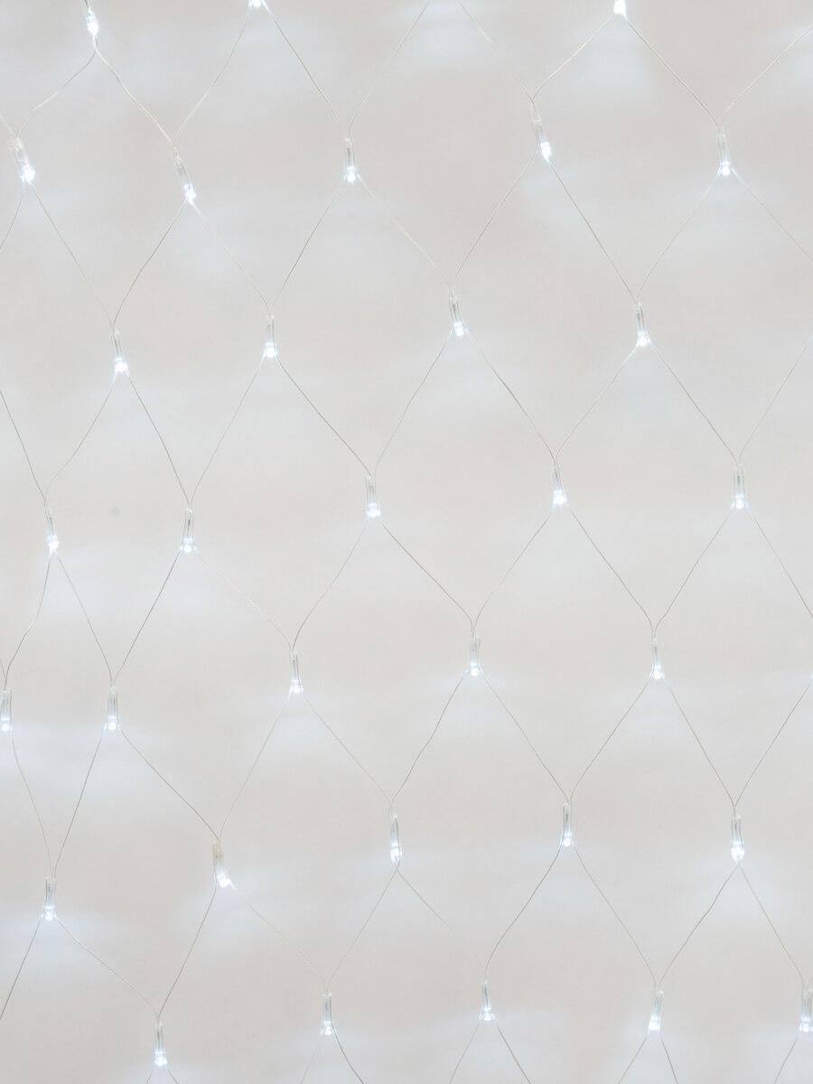 Светодиодная гирлянда Uniel сетка (UL-00007219) белый ULD-N1515-96/TTK White IP44